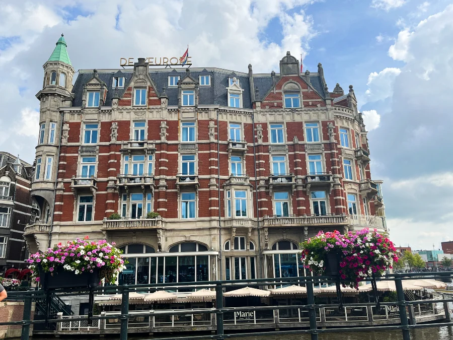 Uniek overnachten Hotel l europe amsterdam