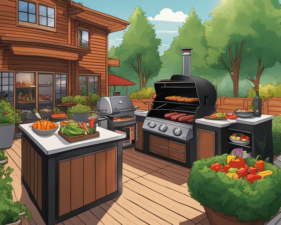 Buitenkeukens en houtskoolgrills voor veelzijdig grillplezier Buitenkeukens en houtskoolgrills voor veelzijdig grillplezier