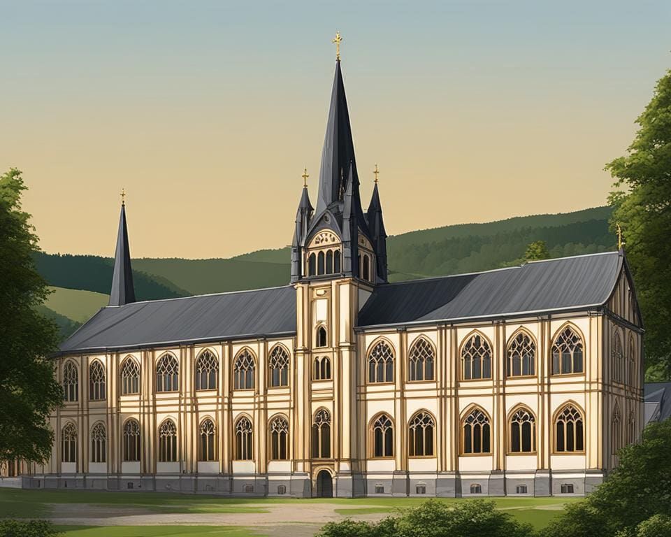 De historische Abdij van Stavelot