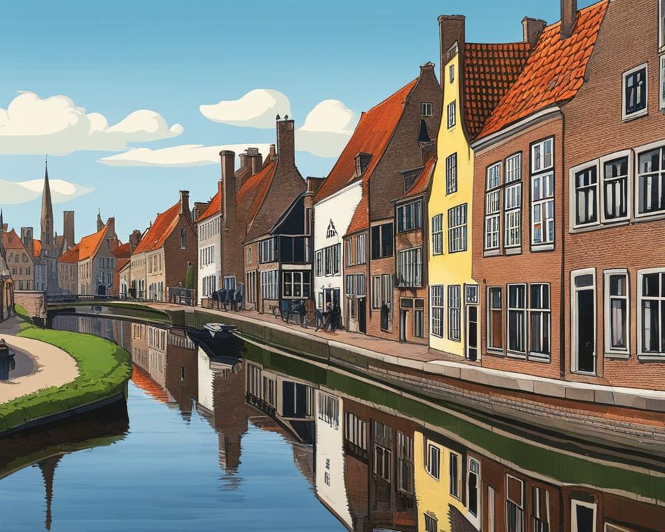 De historische stad Damme