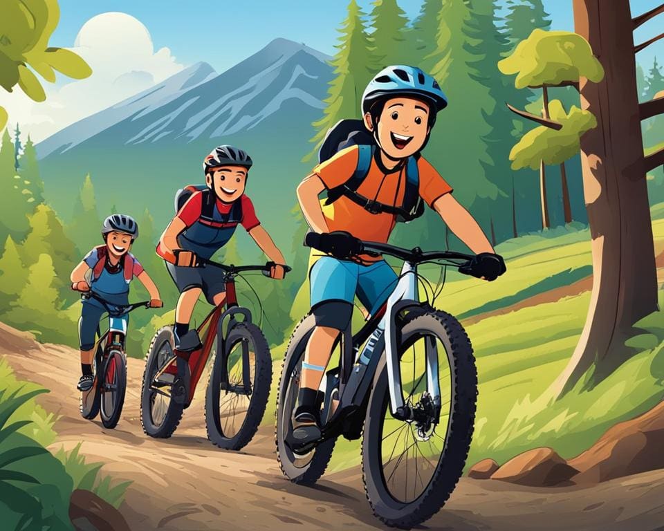 MTB-activiteiten voor het overbruggen van generatiekloven