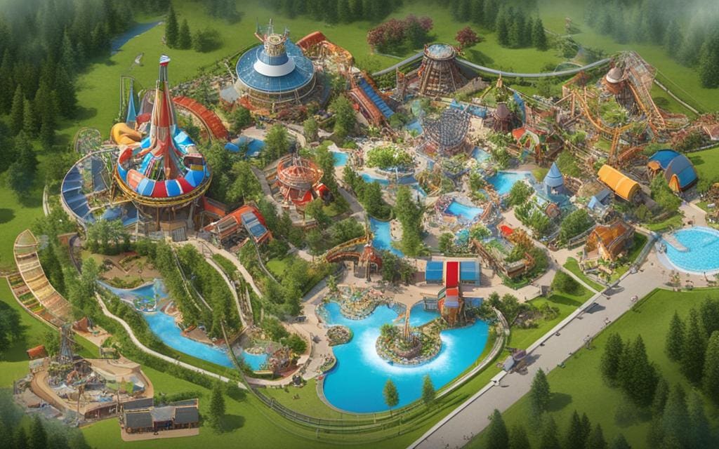 Plattegrond Pretpark De Valkenier