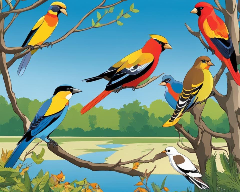 Vogels in Het Zwin Natuur Park