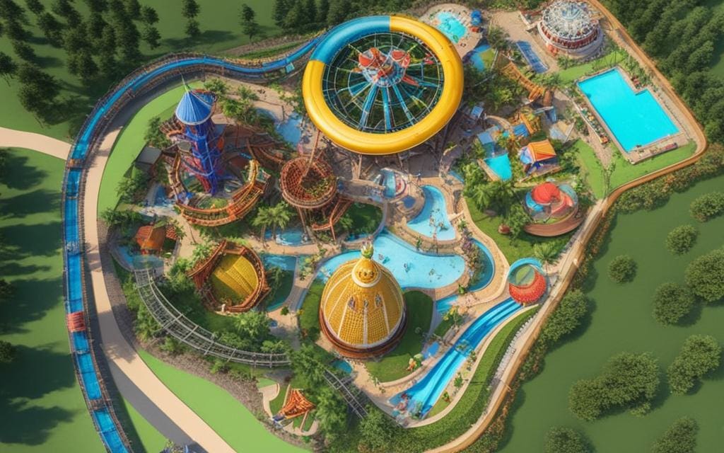 attracties in Dadizele Pretpark