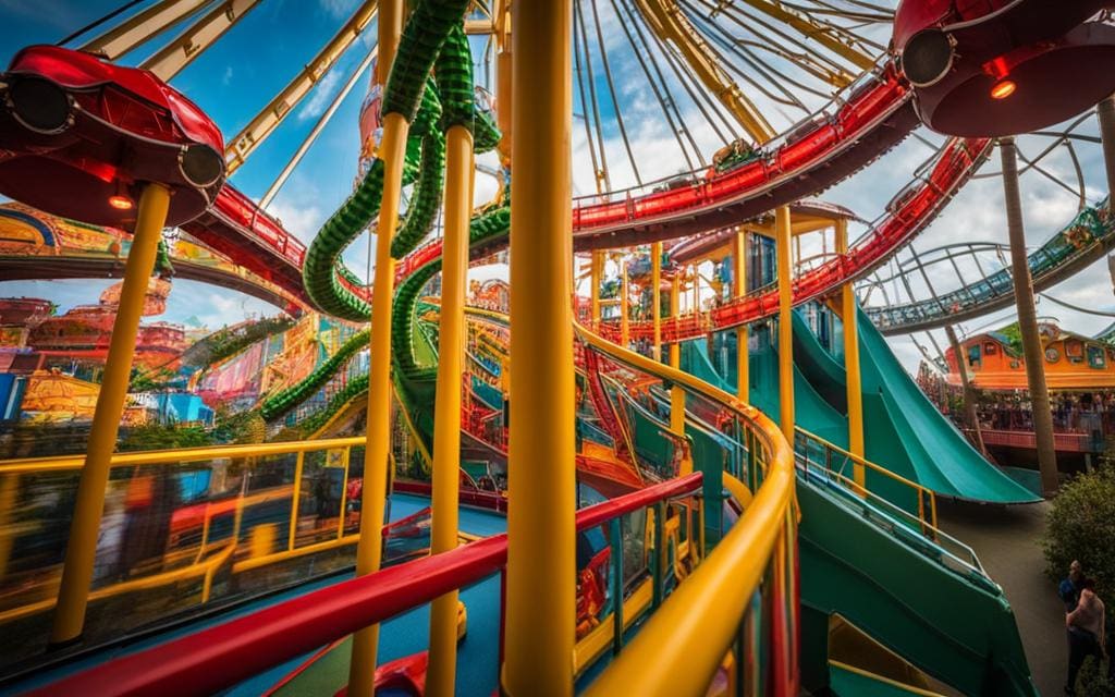 binnen pretpark