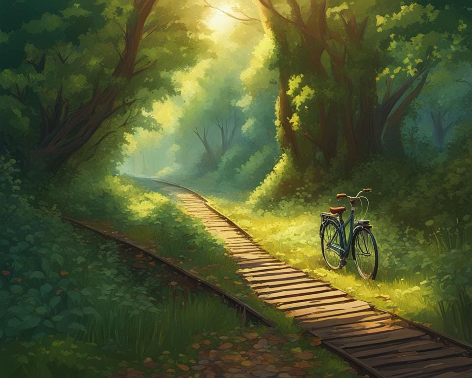 oude spoorwegfietspaden