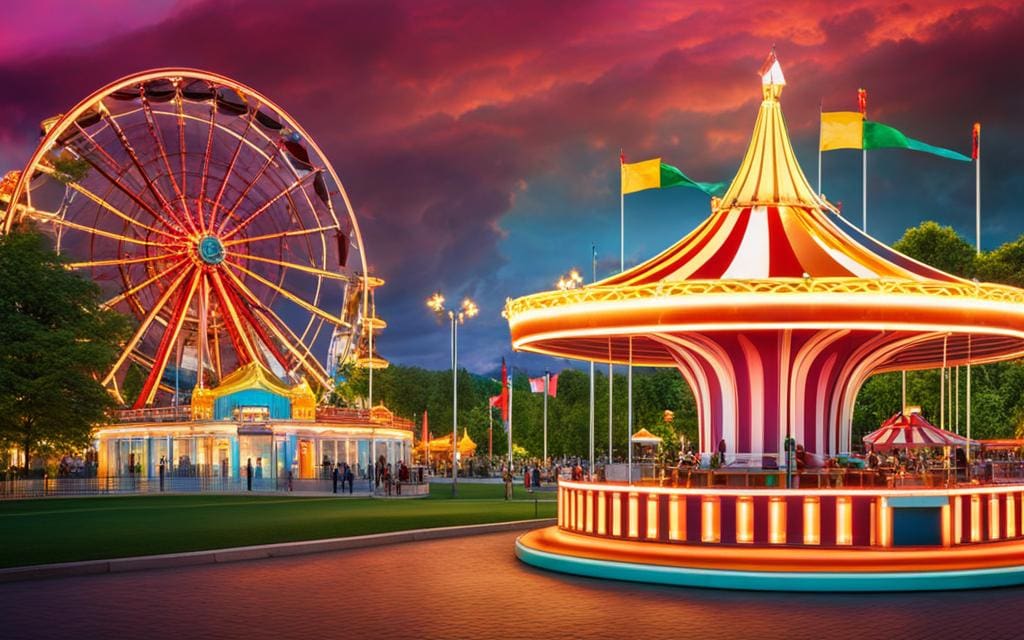 pretpark bij wenen