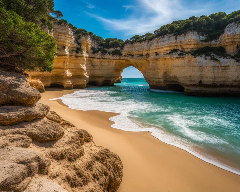 Algarve beste stranden Praia da Marinha