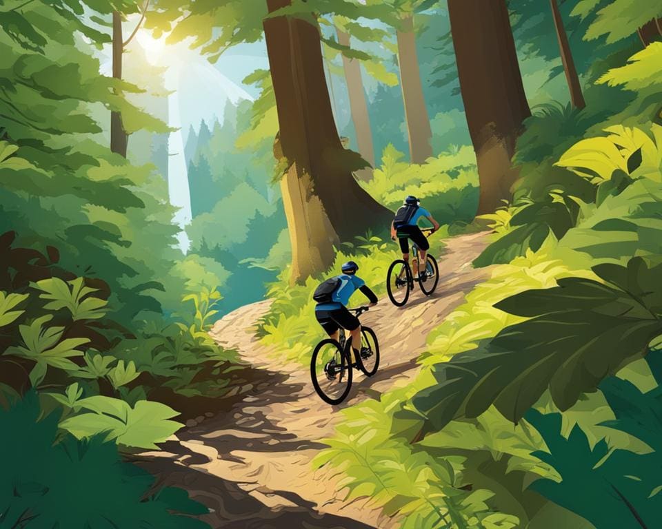 Avontuurlijk fietsen in de natuur
