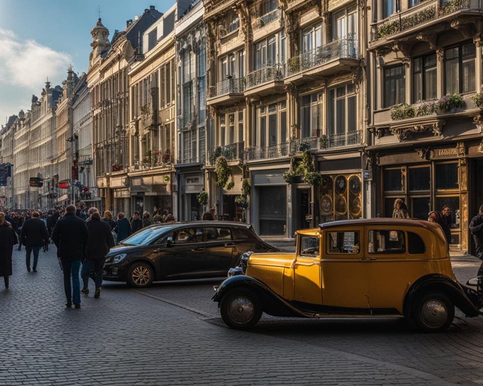 België: Art Nouveau architectuur in Brussel bewonderen.