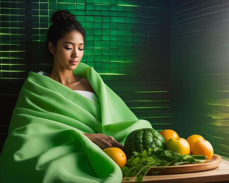 Detoxificatie met infrarood sauna dekens