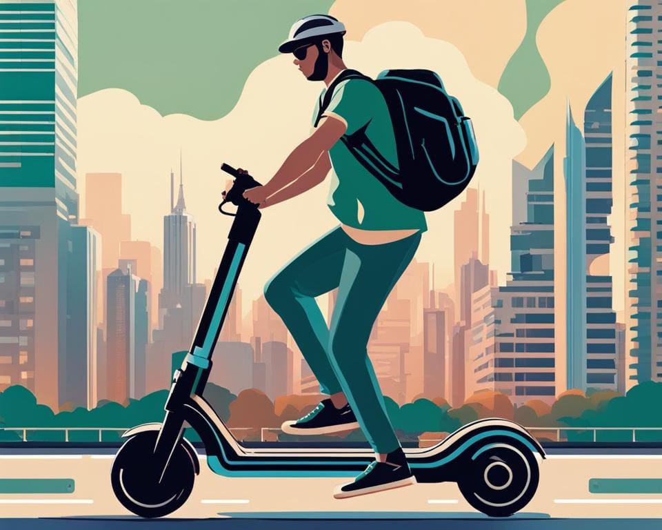 Elektrische scooter gemak