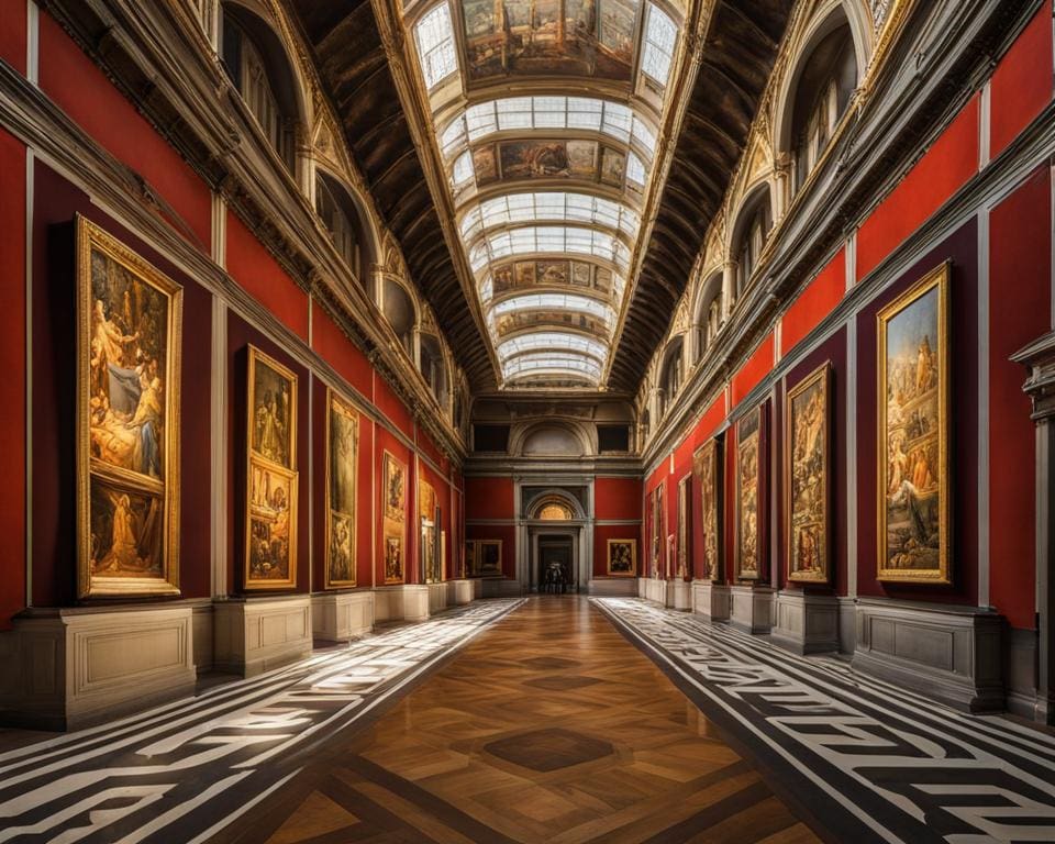 Kunstwerken in de Uffizi-galerij