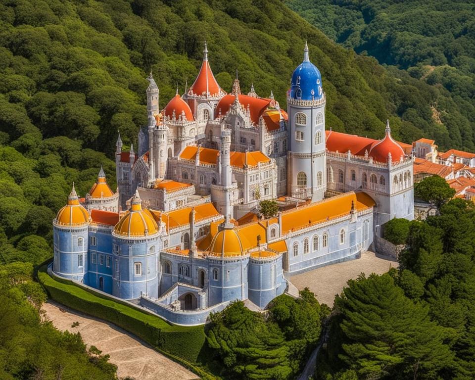 Portugal: Een bezoek aan het Nationaal Paleis van Pena in Sintra.