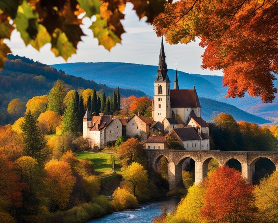 Romantische Strasse landschappen