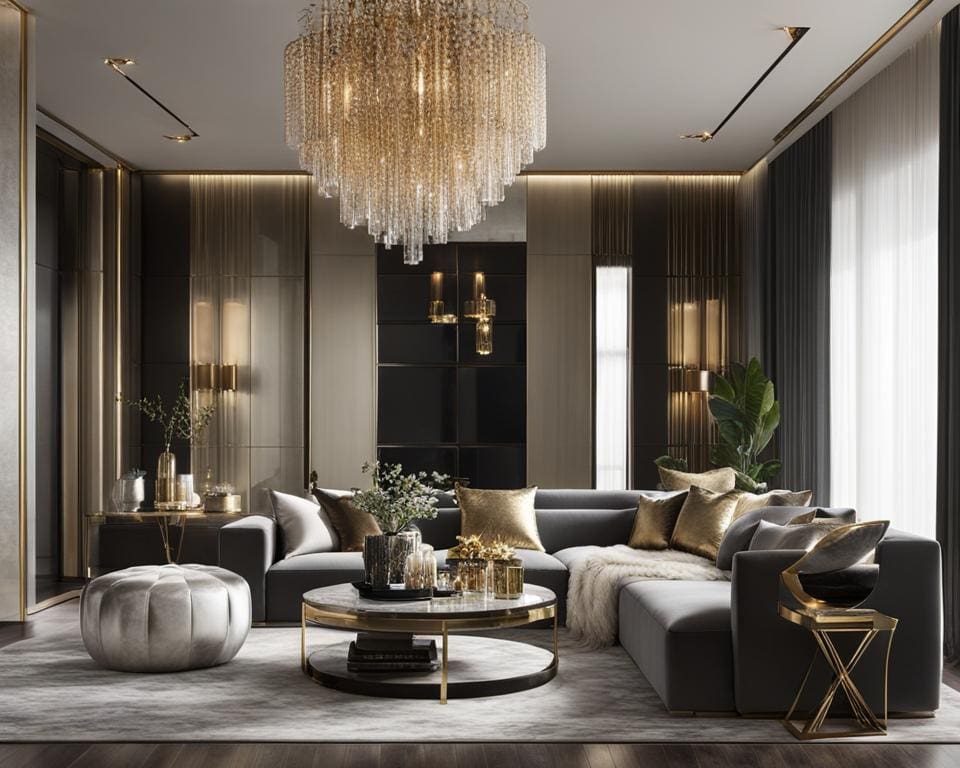 Stijlvolle materialen in het interieur