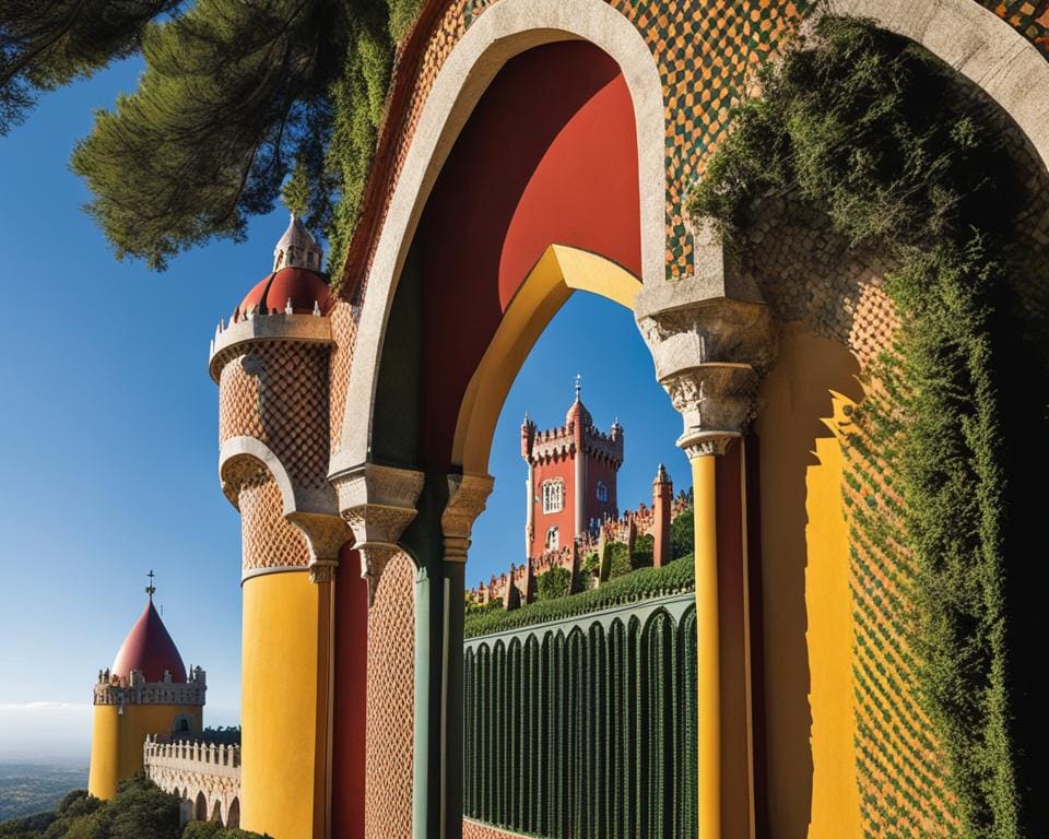 architectuur van het Nationaal Paleis van Pena