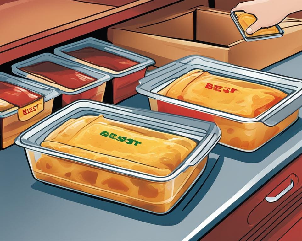 hoe lang kun je lasagne bewaren