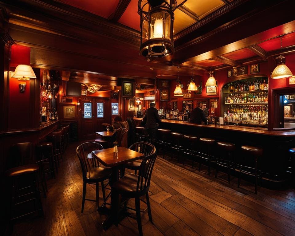 levendige nachtleven in Dublin