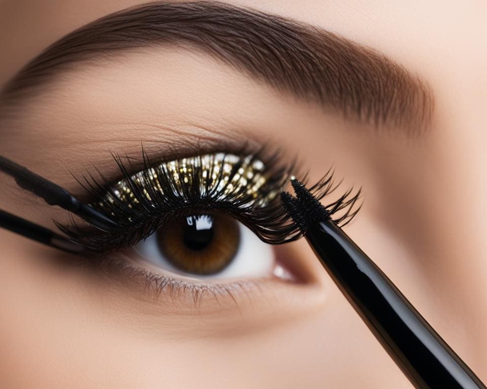 mascara aanbrengen
