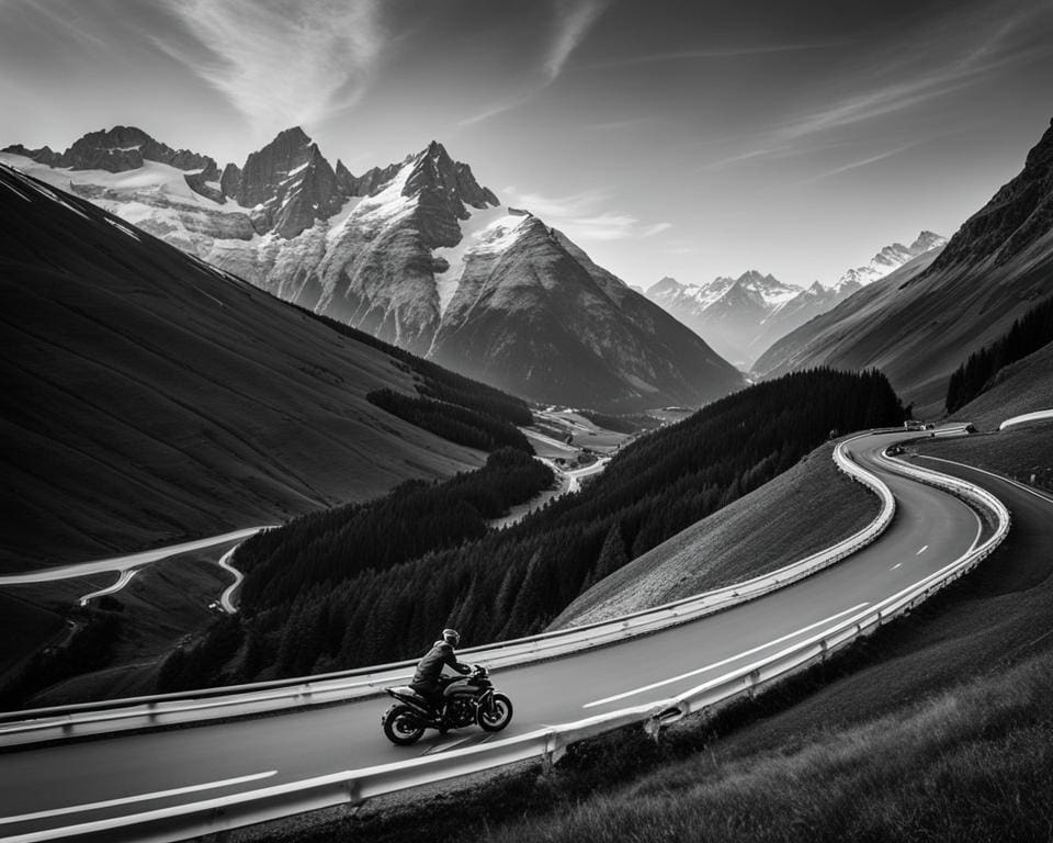 motorrijden op de Großglockner Hochalpenstraße