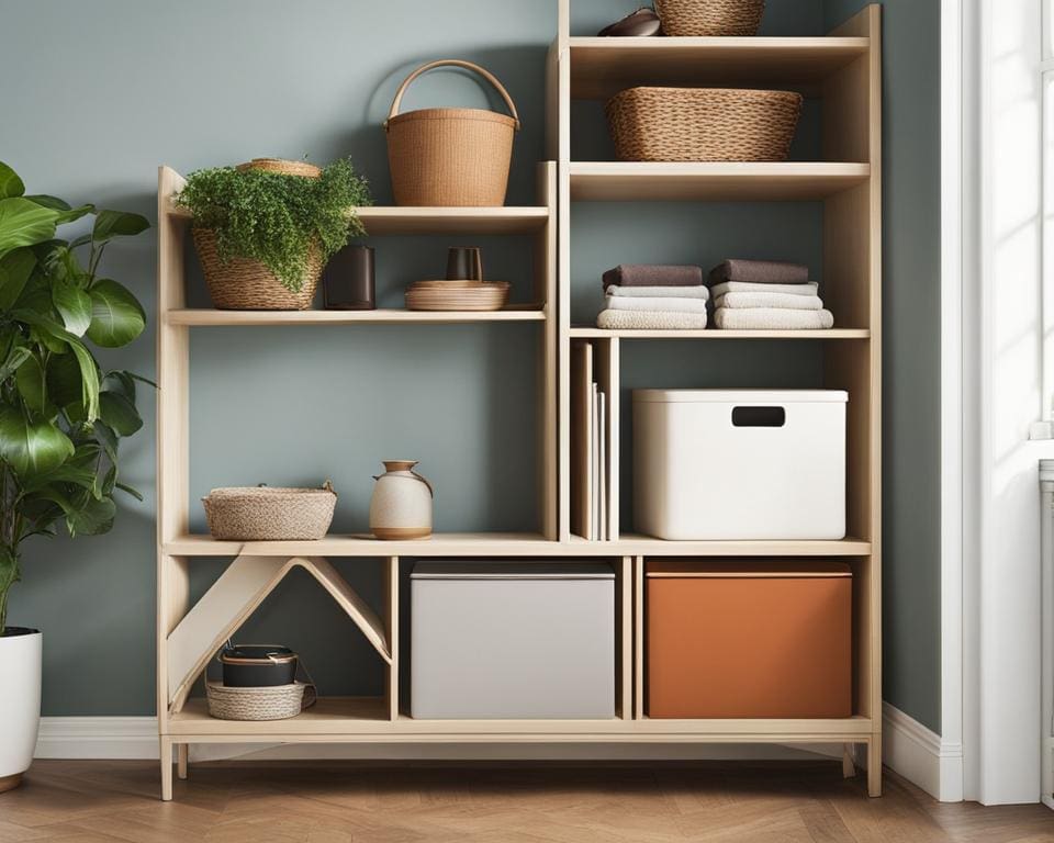 ruimtebesparende opbergoplossingen