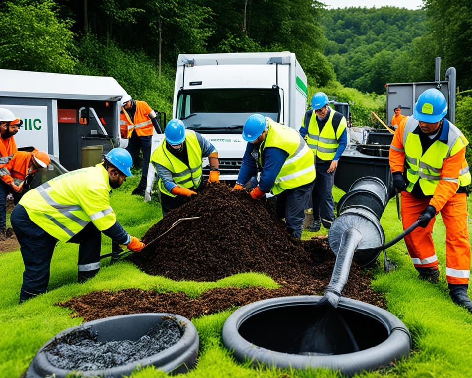 Charleroi's Aanpak voor Milieuvriendelijk Legen van Septische Tanks"