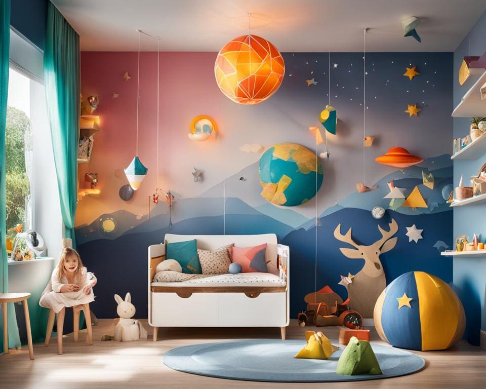 Integratie van Muziekmobielen in Verschillende Kinderkamer Thema's