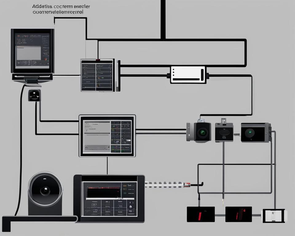 beveiligingscamera verbinden met alarmcentrale