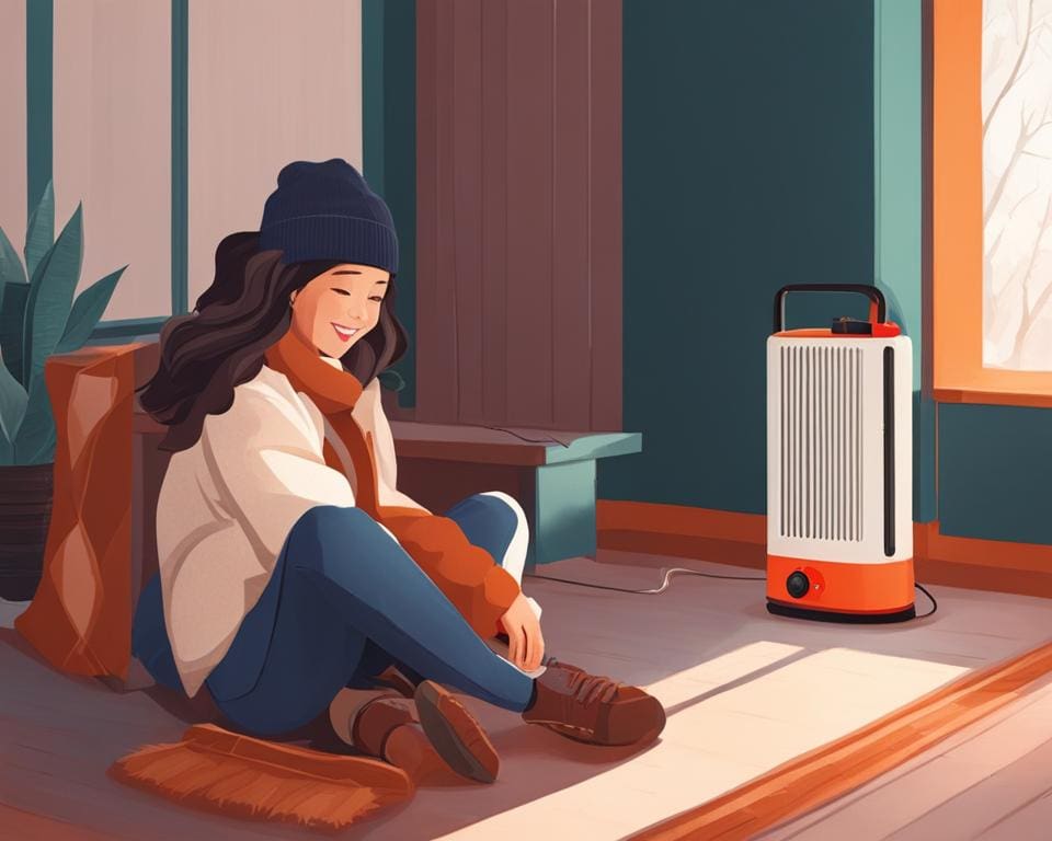 draagbare elektrische kachels gebruiken