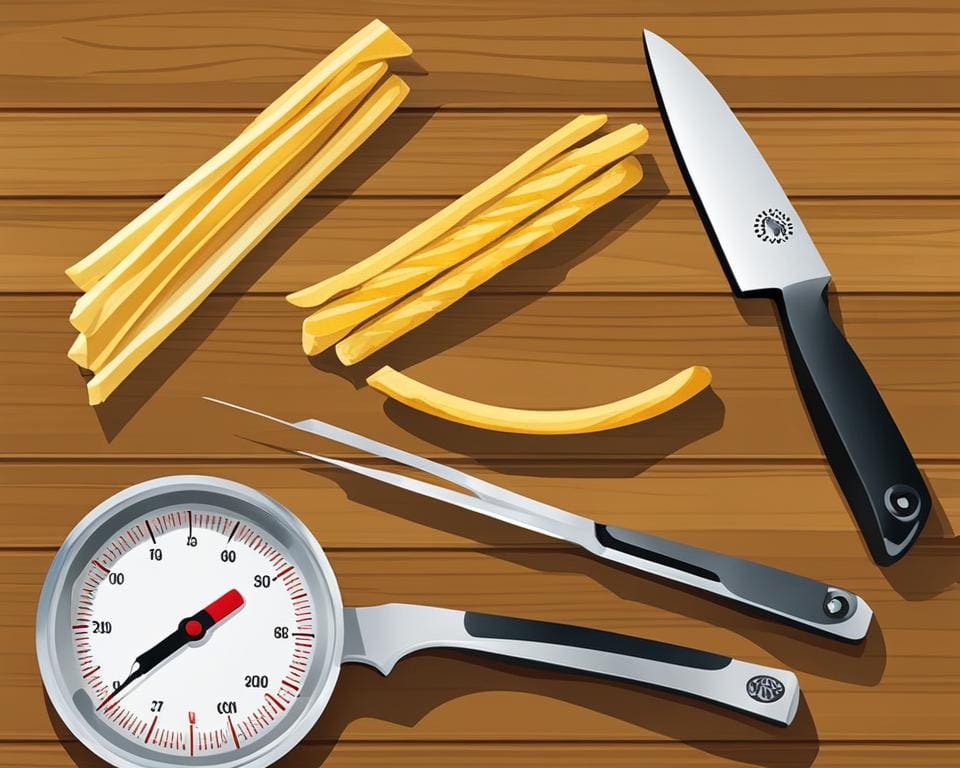 gouden regels voor het bakken van frieten