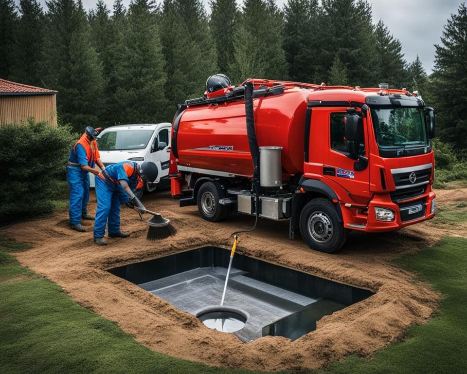 septische tank ledigen