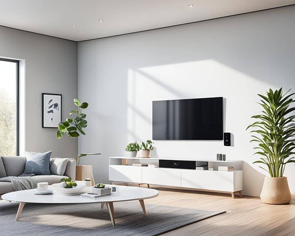 beeldscherm voor slimme thuis