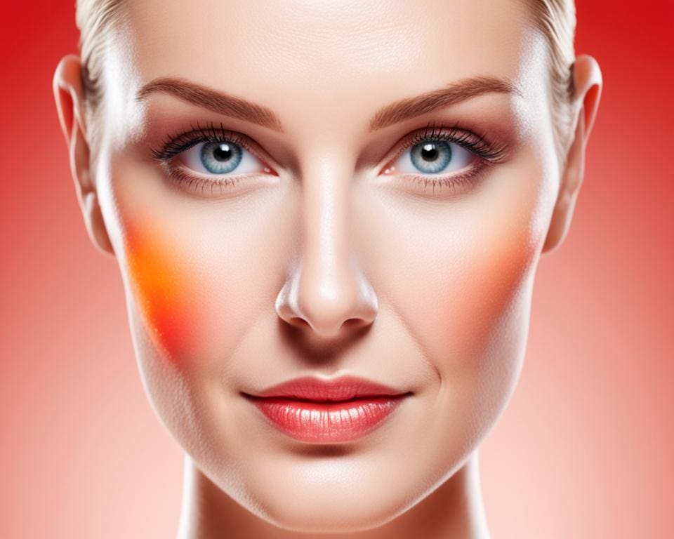 effecten rood licht op huid