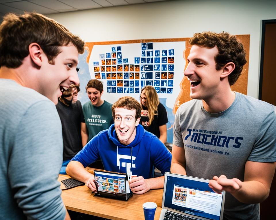 ontstaan van facebook