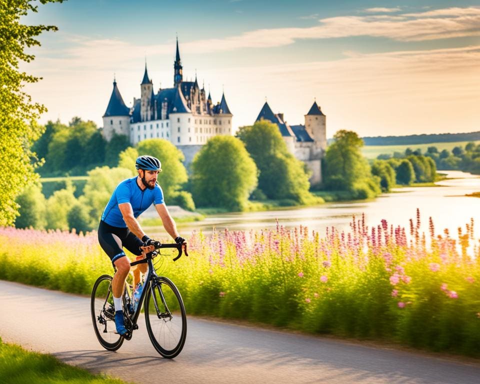 Fietsen langs de Loire kastelen