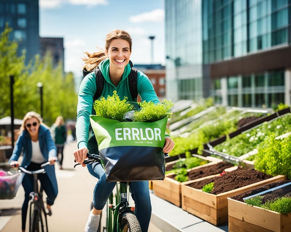Groene levensstijl en eco-vriendelijke keuzes