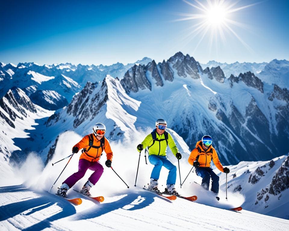 Skiën in de Franse Alpen