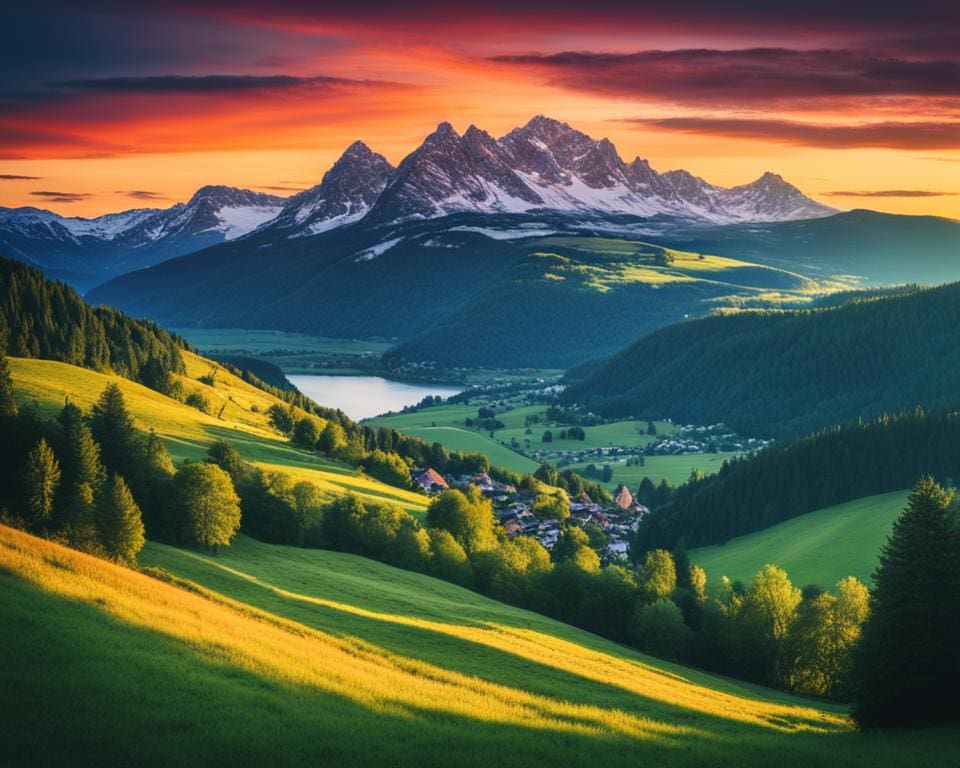 Beklim de berg Pilatus bij Luzern, Zwitserland