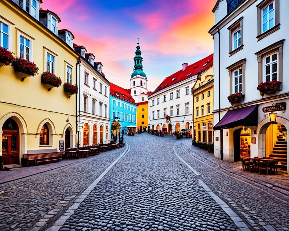 Bezoek de middeleeuwse stad Bratislava, Slowakije