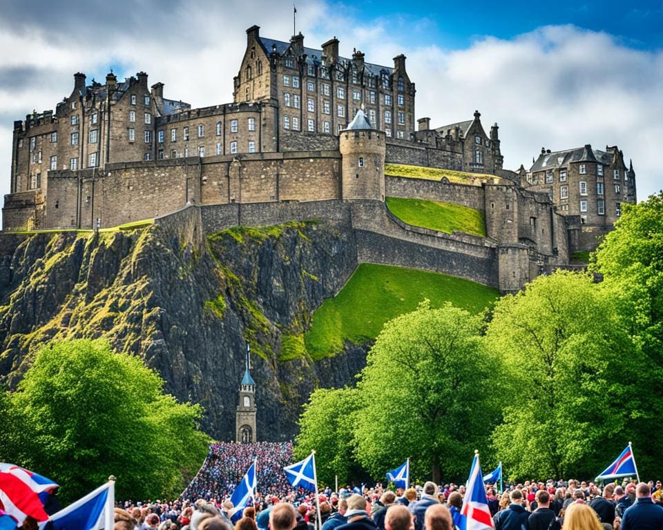 Het kasteel van Edinburgh