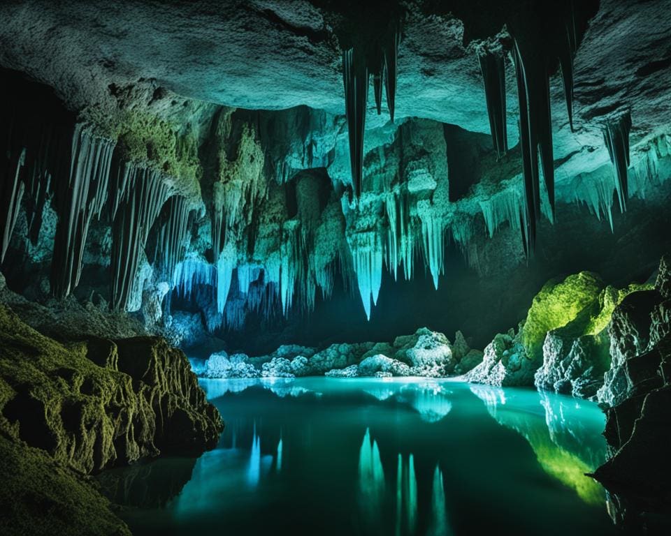 Verken de grotten van Han-sur-Lesse, België