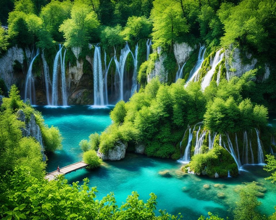 Watervallen in Kroatië