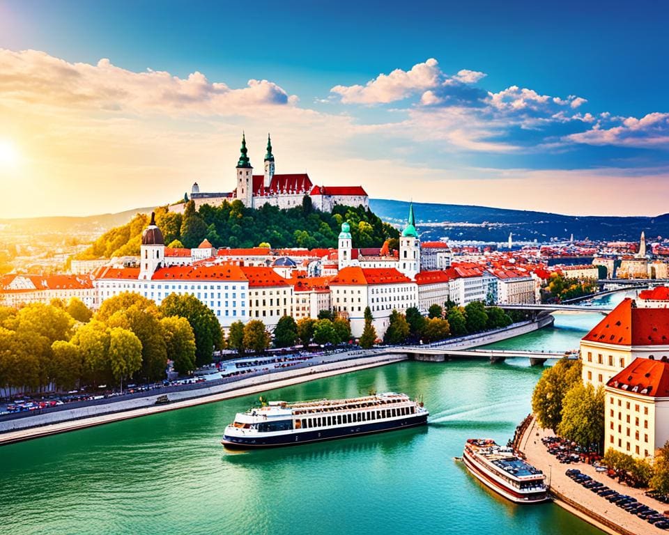 bezoek aan Bratislava, Slowakije