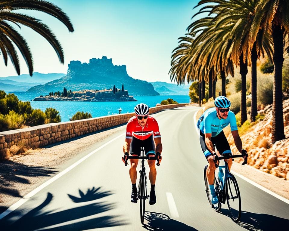 fietsen in het zonnige Mallorca