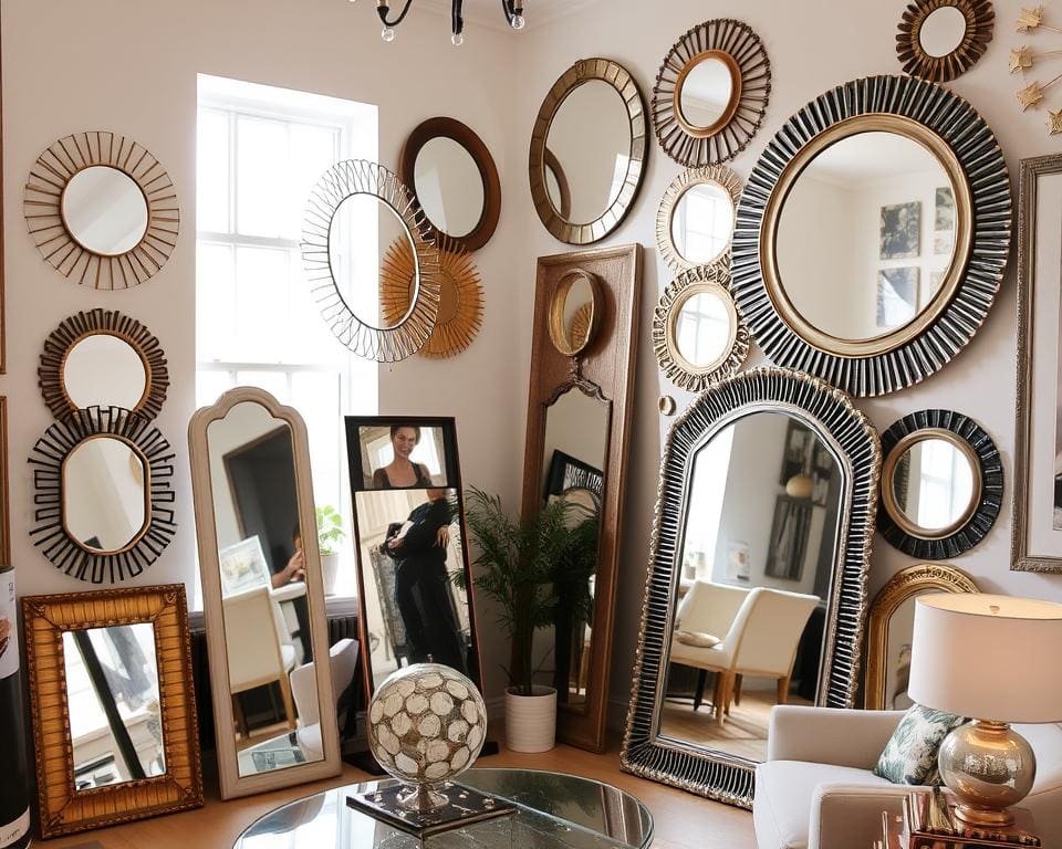 Decoratieve spiegels die je ruimte vergroten