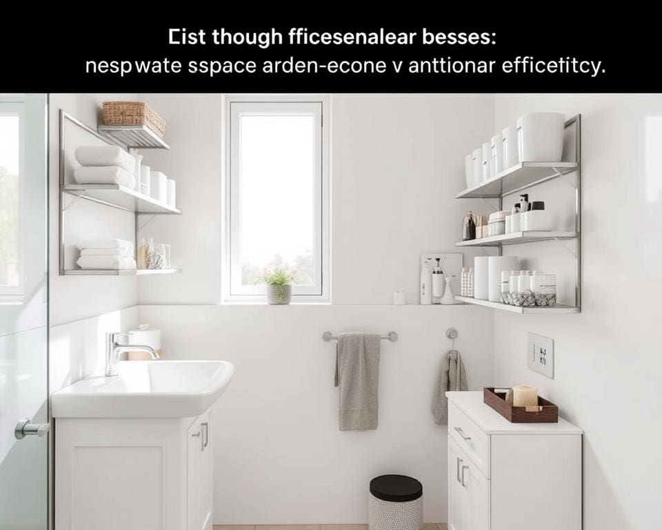 Efficiënte ruimtebenutting in badkamers