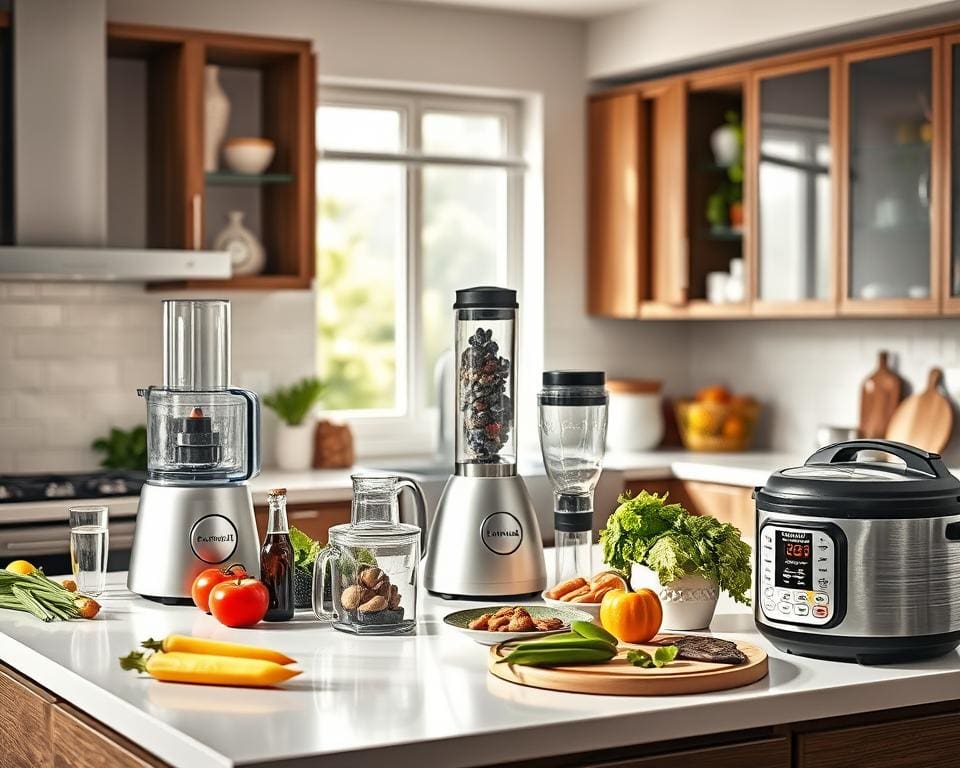 Handige keukenmachines voor een snelle bereiding