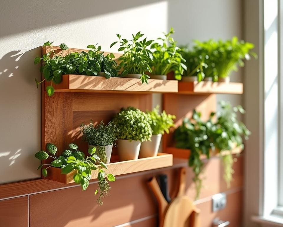 Handige kruidenrekjes voor kleine keukens