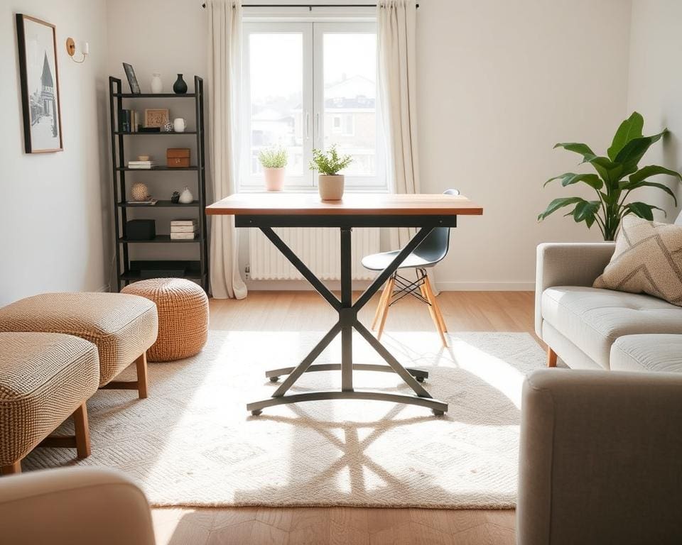 Handige opvouwbare tafels voor kleinere woningen